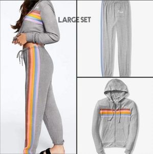 Soft and cozy outfit worn only twice